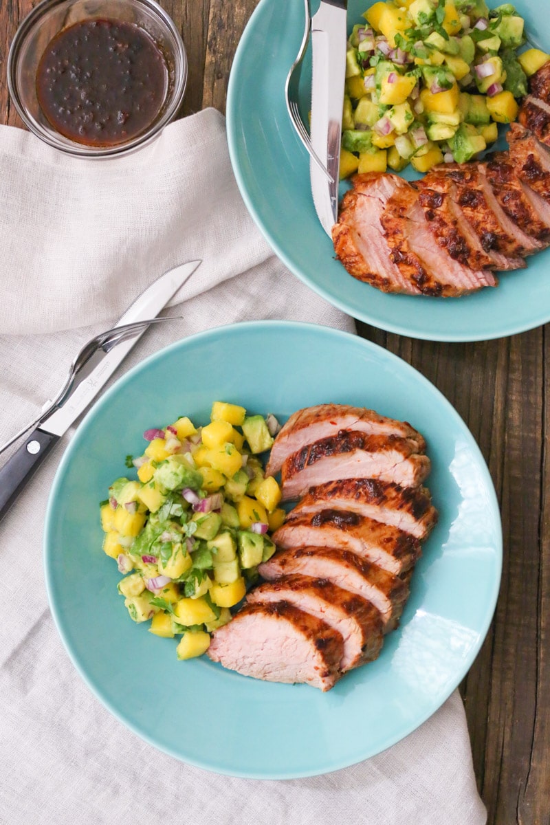 chipotle-pork-tenderloin-with-mango-avocado-salsa