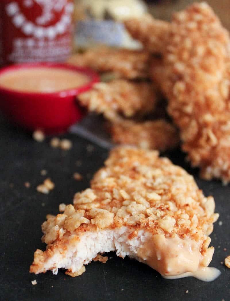 gluten-free-crispy-baked-chicken-fingers-with-sriracha-honey-mustard-7