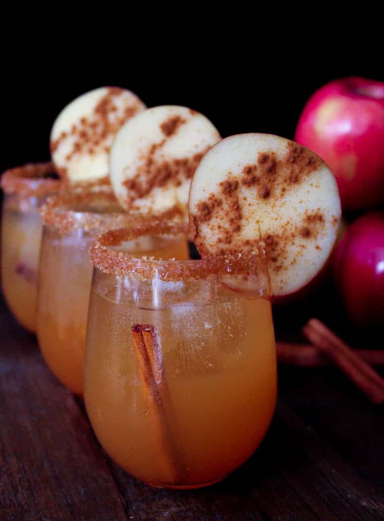 Spiced Apple Cider Margaritas