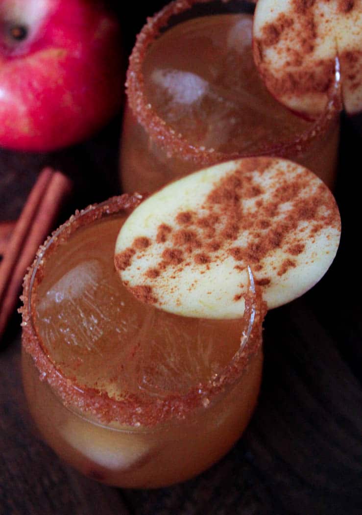 Spiced Apple Cider Margaritas