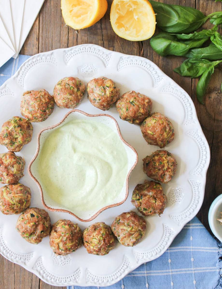 gluten-free-turkey-and-zucchini-meatballs-with-basil-yogurt-sauce-2