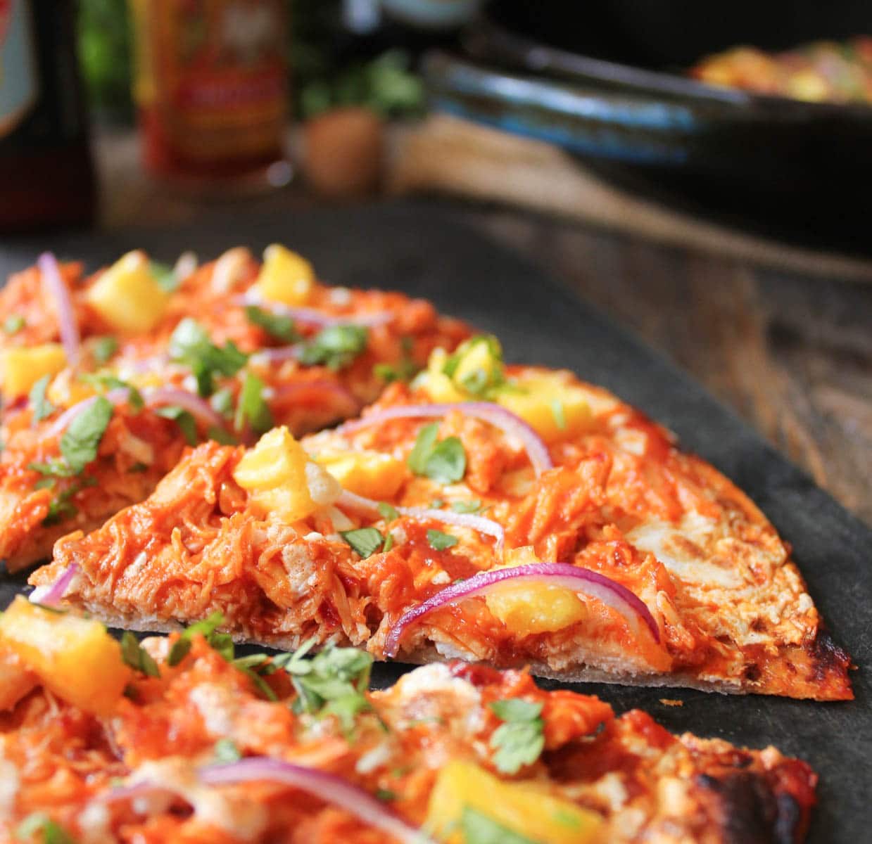 chipotle-chicken-tortilla-pizzas-with-pineapple-and-cilantro-6