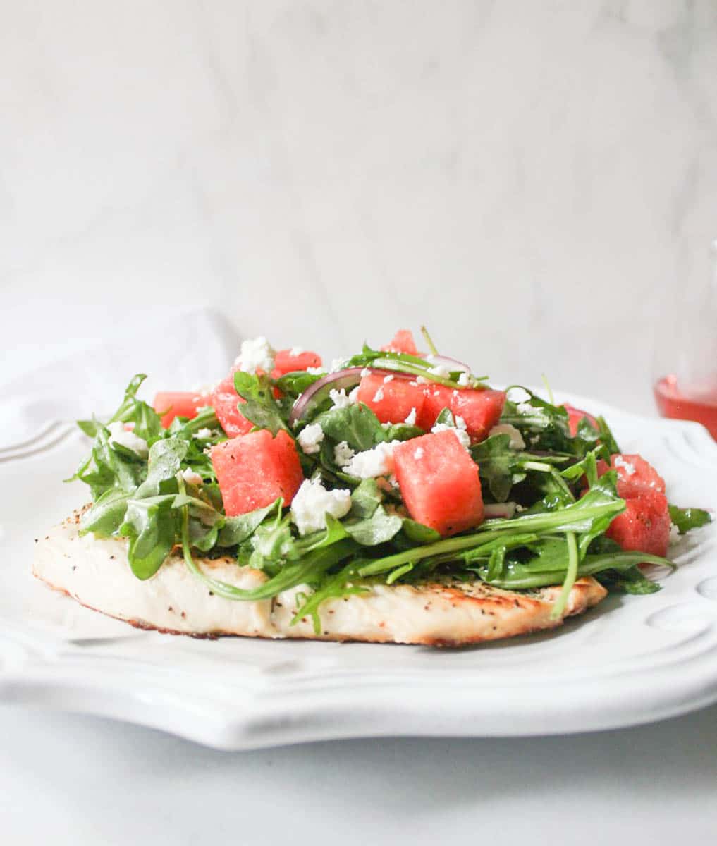 chicken-paillard-with-arugula-and-watermelon-salad