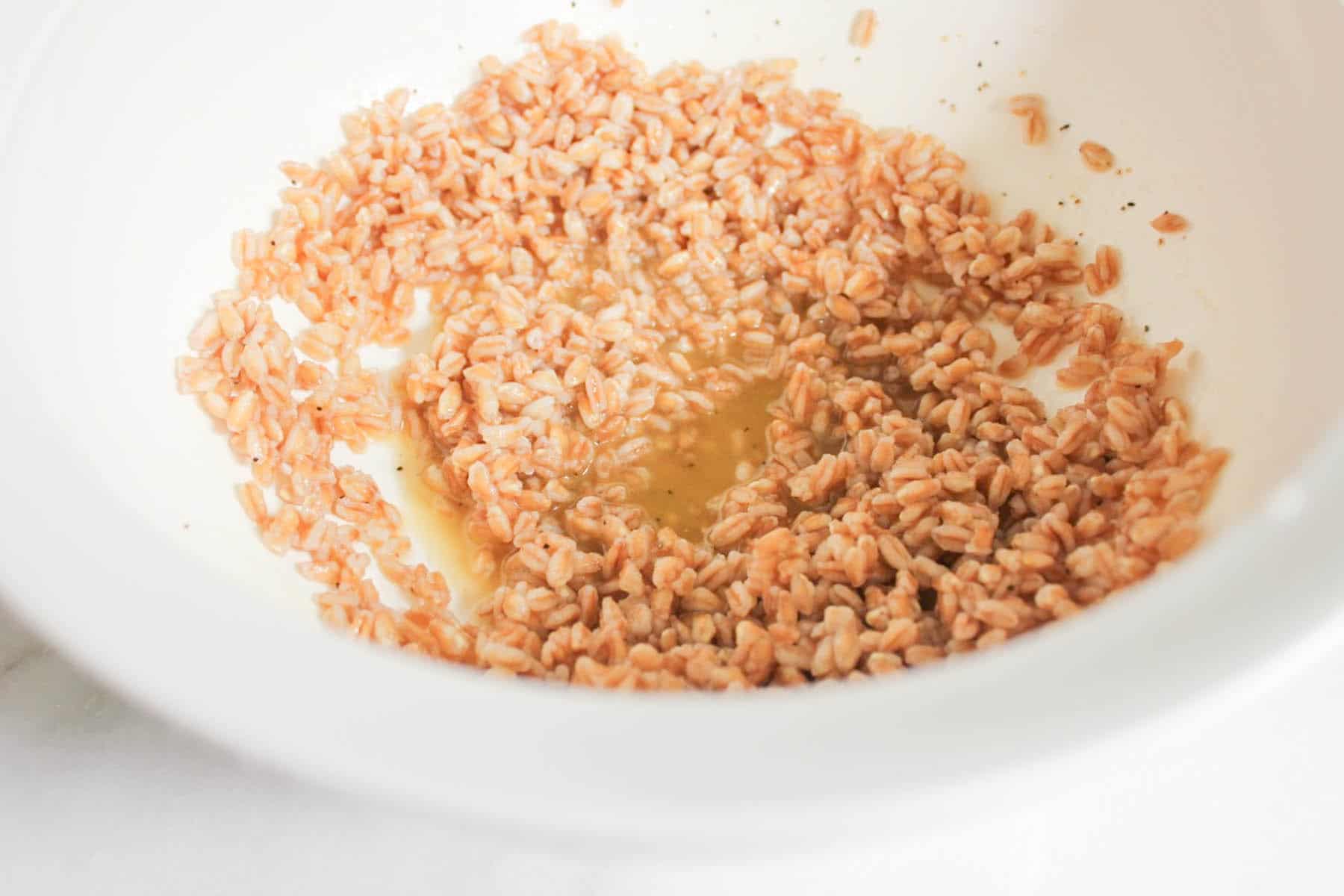 Arugula-and-Farro-Salad-with-Cherries-and-Goat-Cheese-Step-3