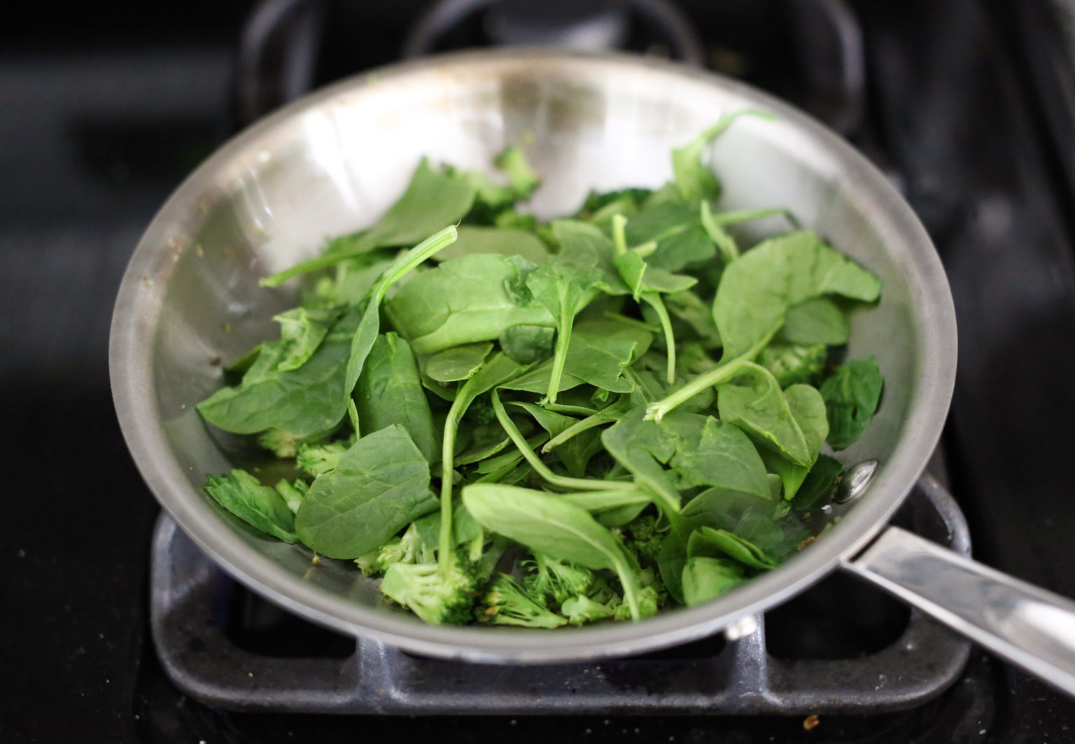 Personal Broccoli Parm Frittata