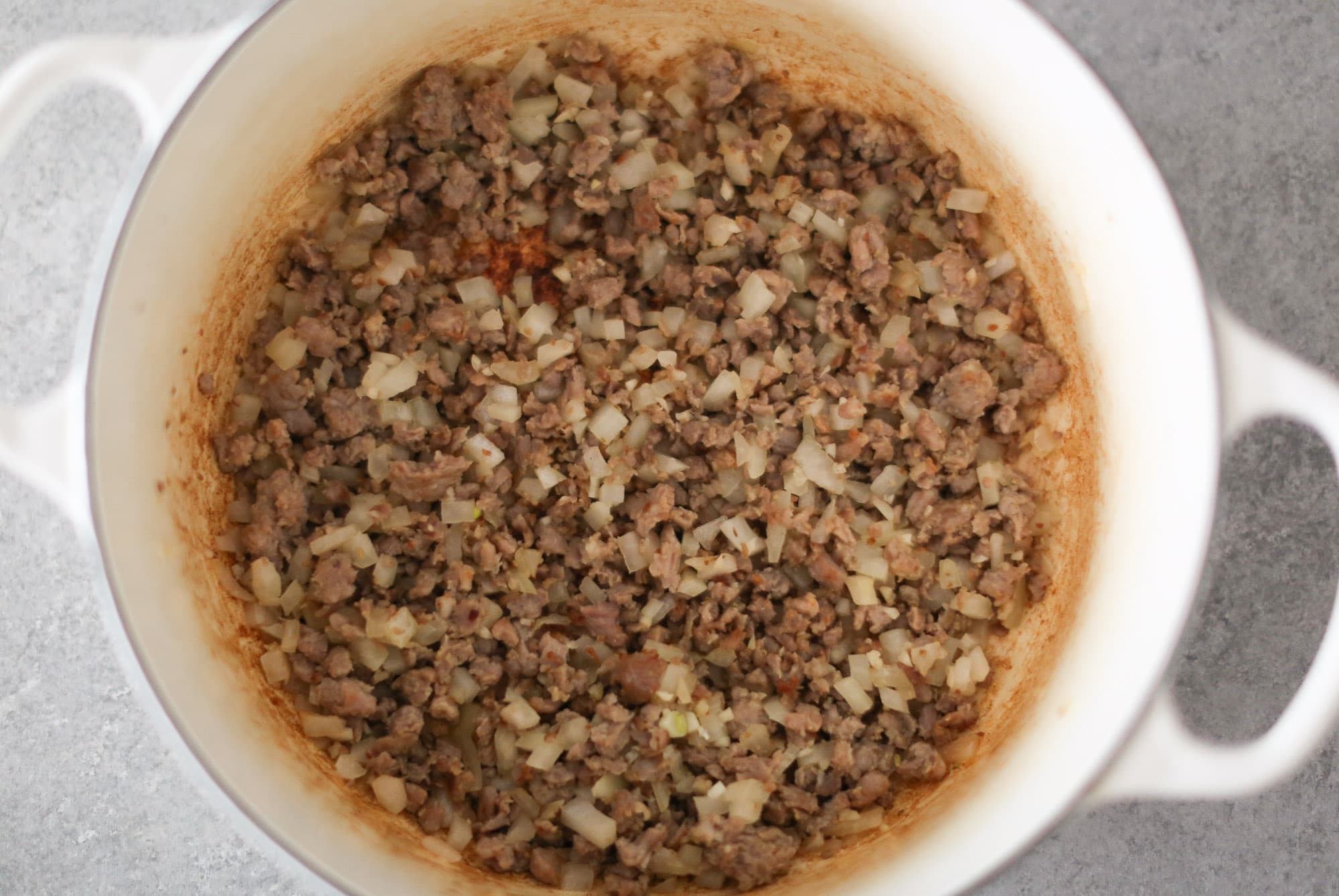 Simple Sausage and White Bean Soup