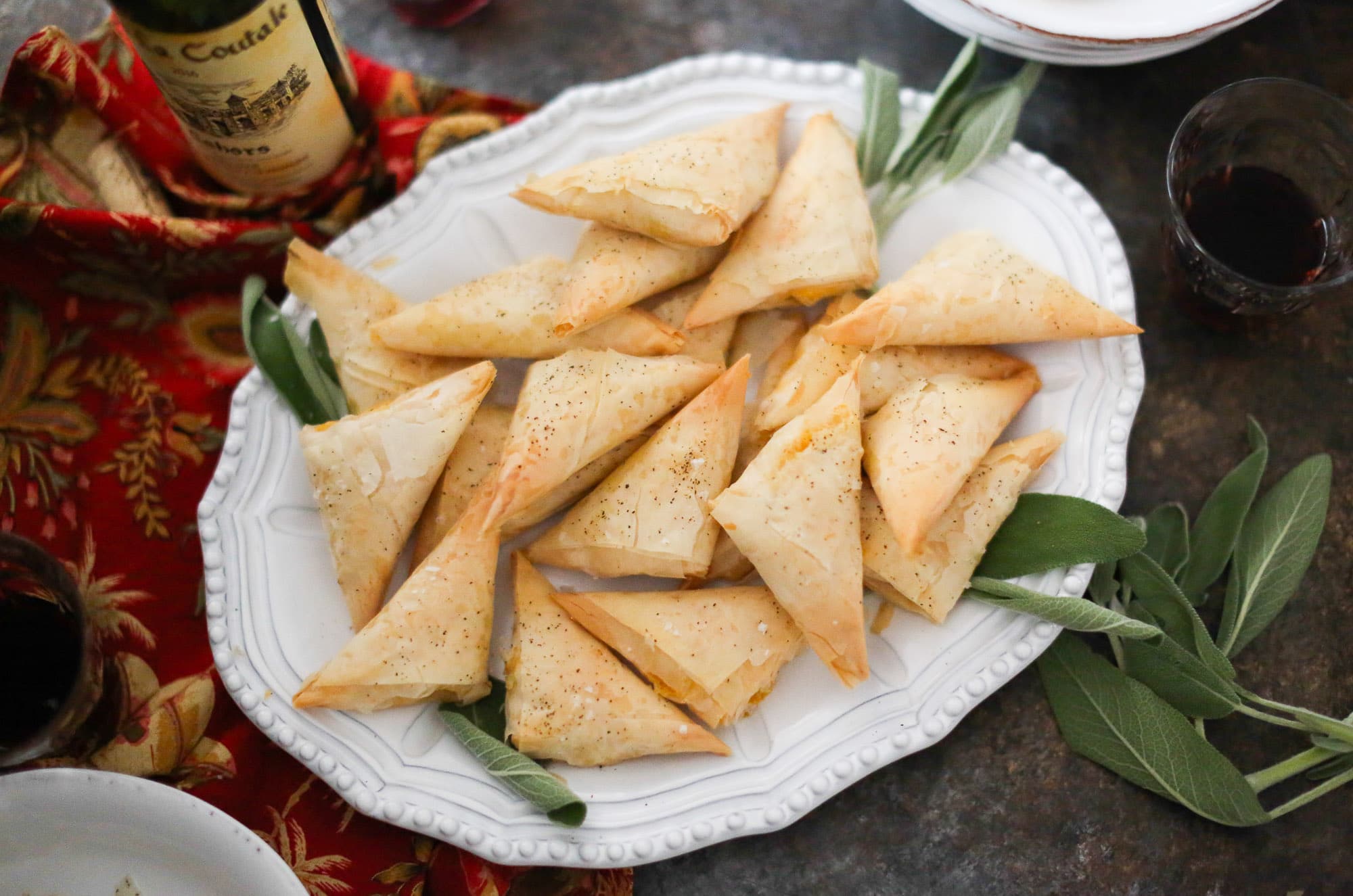 Harvest Squash Phyllo Turnovers